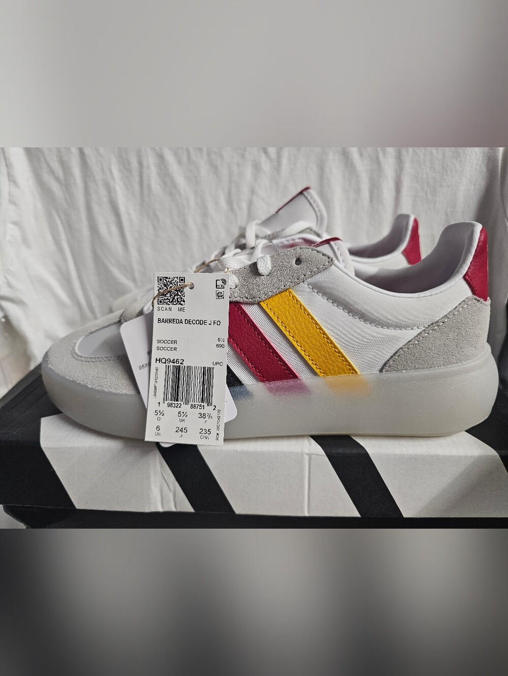Adidas Barreda Decode J "Germany" DFB Brand New Mens/Youth Size 6, Womens 7.5